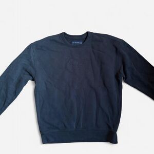 Abercrombie & Fitch Men's Black Crewneck Sweatshirt